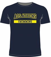 ST17_Short Sleeve T-Shirt With "ACS Athens Swimming" Logo