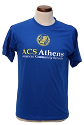 T09_Short Sleeve T-Shirt with ACS Athens Logo and small Owl