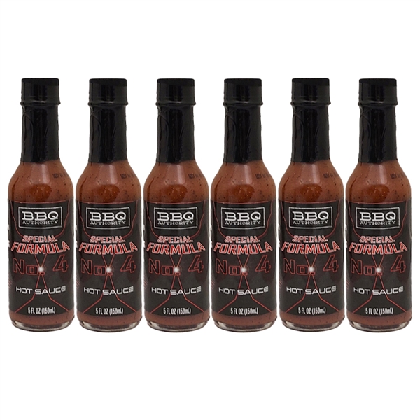 BBQ Authority Special Formula No. 4 Hot Sauce - 5 oz Case of 6