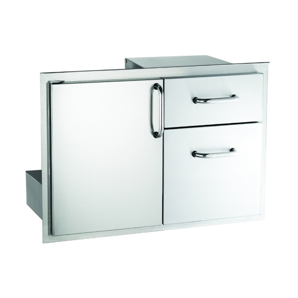 Fire Magic Select Door With Double Drawers, 18-In x 30-In