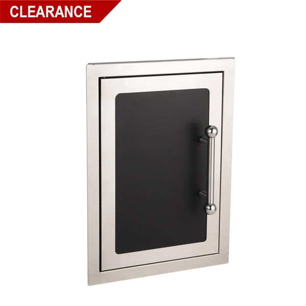 Fire Magic Black Diamond Single Access Door, 21-inh x 14 1/2-inw, Left Hinge