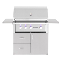 Summerset 36" Alturi Deluxe Door and Drawer Combo Gas Grill Cart