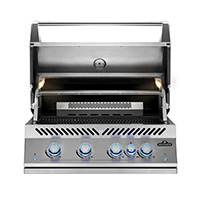 Napoleon Built-In 700 Series 32" Gas Grill with Infrared Rear Burner, Rotisserie Kit & Interior Lights