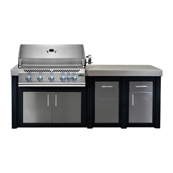 BBQ Authority Exclusive 92" Outdoor Kitchen Island Bundle with Napoleon 38" Built-In 700 Series