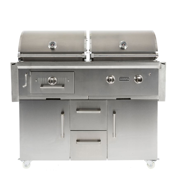 Coyote 50" Built-In Hybrid Gas & Charcoal Grill