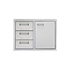 Delta Heat Door 3-Drawer Combo