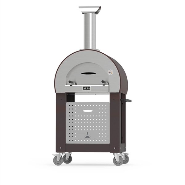 Alfa Pizza 5 Minuti Wood Fired Oven Cart Bundle