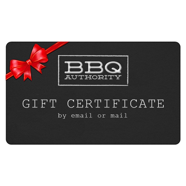 BBQ Authority Gift Certificate