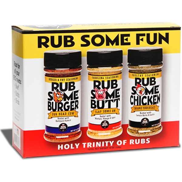 Rub Some Fun BBQ Rubs Gift Set - 3 Pack