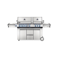 Napoleon Prestige PRO 825 Stand Alone Gas Grill with Rear and Side Infrared Burners in Stainless Steel