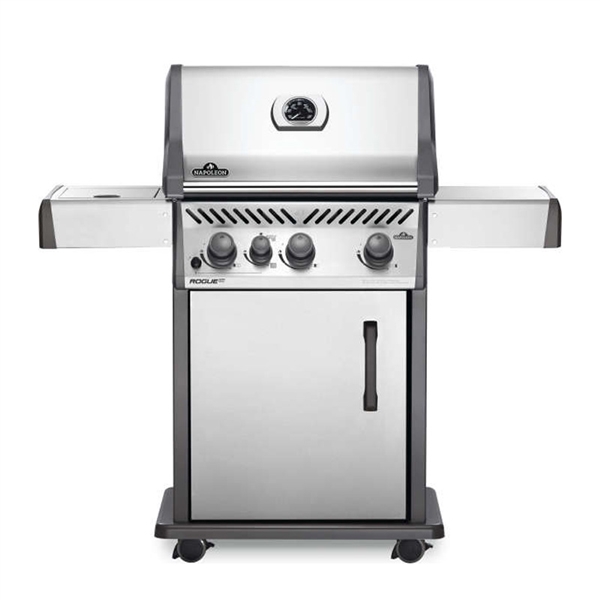 Napoleon Rogue XT 425 Stainless Steel Gas Grill with Infrared Side Burner