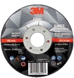 3M&trade; Silver 4.5" and 5" Ceramic Depressed Center Wheels