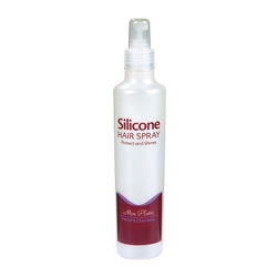 Protective silicone hair spray