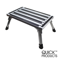 Quick Products QP-ASS101 Folding Aluminum Platform Step - 19" x 11.75"