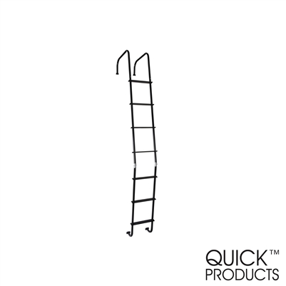 Quick Products QP-ERLB Universal Exterior RV Ladder â€“ Black