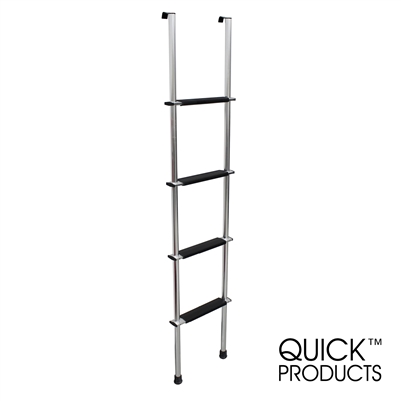 Quick Products QP-LA-460S RV Bunk Ladder - 60", Silver