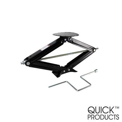 Quick Products QP-RVJ-S30 RV Stabilizing and Leveling Scissor Jack, 5,000 lbs. Max, 30"