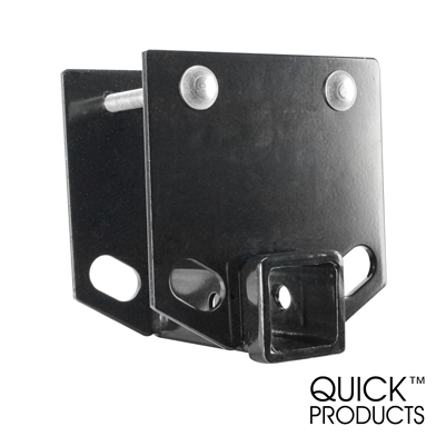 Quick Products QPDBAR Drop-Down Bumper Receiver Adapter with 2" Receiver - Fits 4" Square Bumper