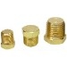 Hex Plug 1/4" MNPT Brass