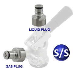 Keg Coupler Liquid Conversion Plug