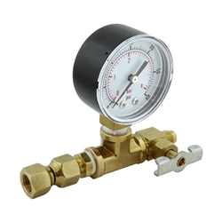 Bleeder Valve with Gauge