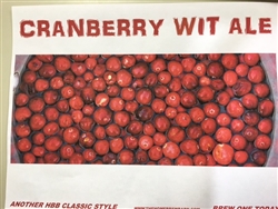 Cranberry Wit Ale Beer Kit