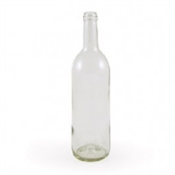 Bottles Clear Bordeaux Flat 750ml