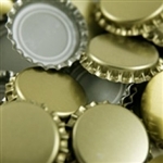 Gold Beer Bottle Caps, 12pk