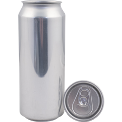 Aluminum Beer Can with Lid 16 oz