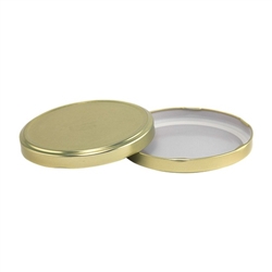 Lug Finish Metal Lids 100mm