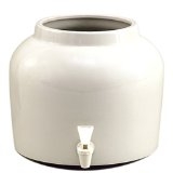 White Vinegar Crock w/Lid