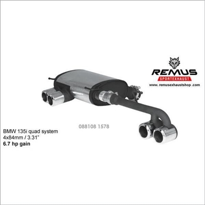 Remus Sport Label Exhaust System EVOMS BMW e82 135i, Evolution Motorsports