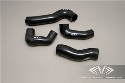 High Performance Porsche Turbo Silicone Boost Hose Kit (Black)