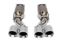 Fabspeed Muffler Bypass Pipes Porsche 997.1 Turbo & Turbo S