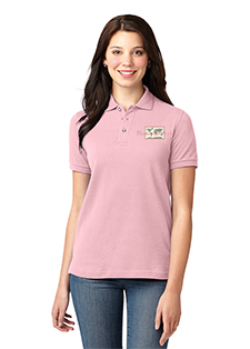 CBP Ladies Cotton Short Sleeve Polo - Pink