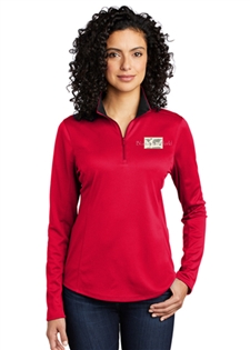 CBP Ladies Silk Touch Performance Â¼ Zip Pullover