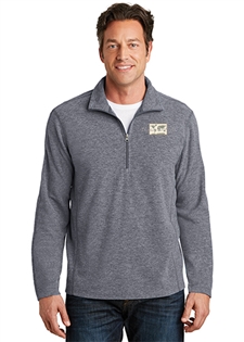 DHS Heather Microfleece 1/2-Zip Pullover