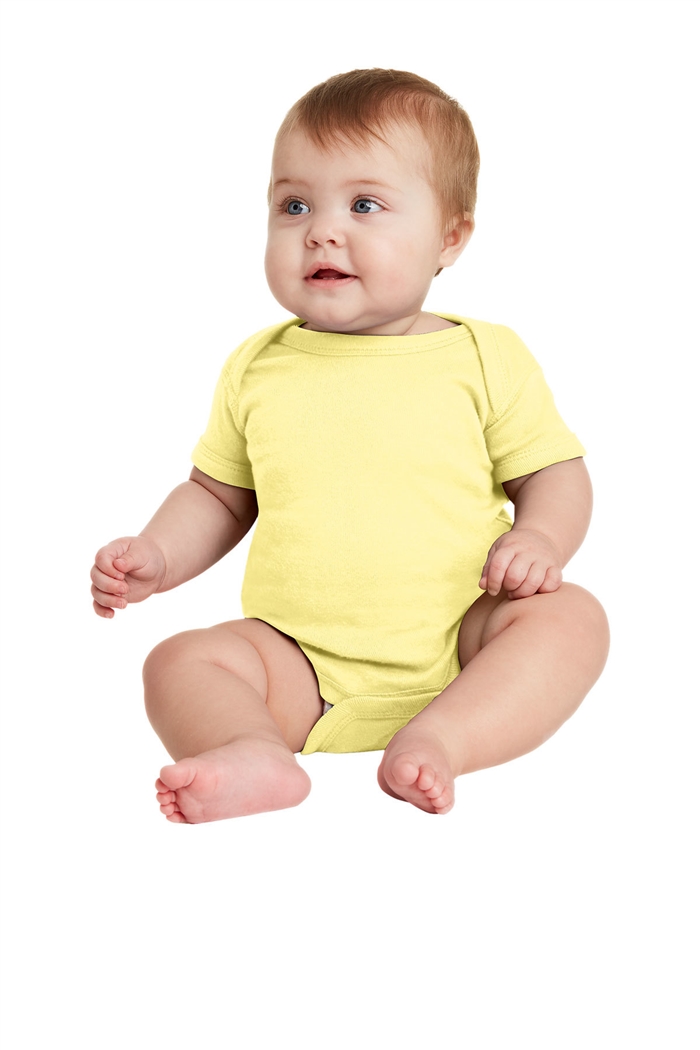 FBI Rabbit Skinsâ„¢ Infant Short Sleeve Baby Rib Bodysuit