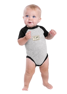 DHS Rabbit Skinsâ„¢ Infant Baseball Fine Jersey Bodysuit