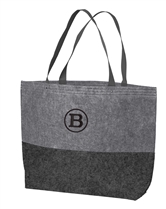 Large Felt Tote with Monogram