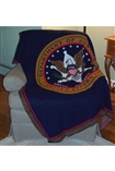 USMS Seal Knit Throw