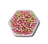 Watermelon Ombre 10MM Badge Reel Beads (Pack of 10)