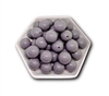 Solid Grey 20MM Bubblegum Beads (Pack of 3)