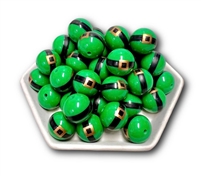 Elf Green Belt 20MM Bubblegum Beads (Pack of 3)