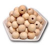 Wood 20MM Bubblegum Beads (Pack of 3)