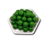 Solid Green 20MM Bubblegum Beads (Pack of 3)