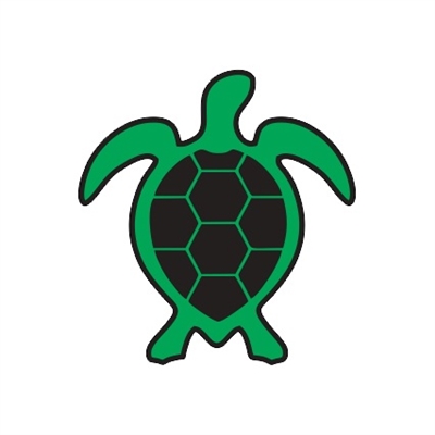 Badge Reel Sea Turtle NO HOLE
