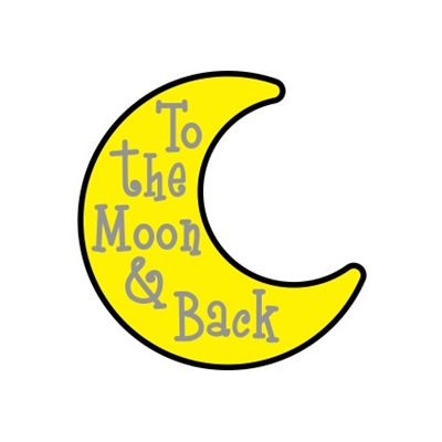 Badge Reel Crescent Moon NO HOLE