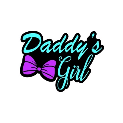 Badge Reel Daddy's Girl NO HOLE