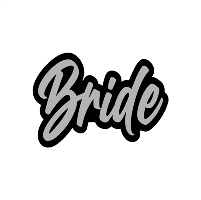 Badge Reel Bride NO HOLE